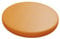 Haklein Sitzkissen aus PU-Leder, rund, Memory-Schaum, rutschfest, weich, Fenstermatte, Tatami-Matte, Hocker, Sitzpolster für Wohnzimmer, Terrasse, Garten (Durchmesser 35 cm, Orange)