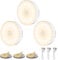 14 LEDs Nachtlicht mit Bewegungsmelder, 3 Stück Heller Nachtlampe, 3 Modi Einstellbar Auto/ON/Off, Wiederaufladbar LED Schrankbeleuchtung mit Haftend, für Flure, Schrank,Toilette - 3000K Warmweiß