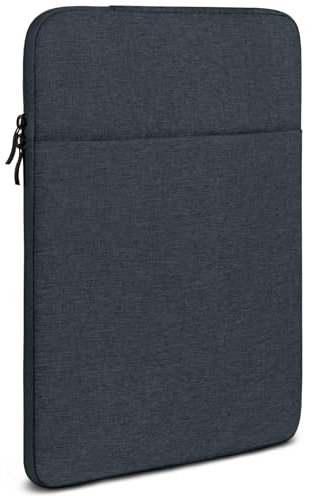 moex Tablet Case for Samsung Galaxy Tab S9 Ultra - Sleeve Case with Compartment for Accessories, Polyester Fibre Protective Case Minimalist with Zip, Water-Repellent, Anthracite