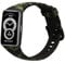 kwmobile Pulsera compatible con Huawei Band 6 & 6 Pro/Honor Band 7 & 6 - Brazalete de silicona y TPU camouflage negro/verde claro/verde oscuro