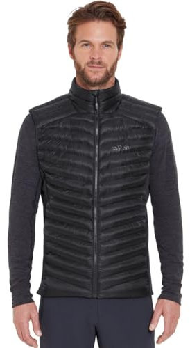 Rab Men's Cirrus Flex Vest Lightweight Insulated Gilet for Trekking, Skiing, & Climbing - Black - XX-Large