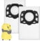Bolsas de aspiradora compatibles con Karcher WD3, 2 unidades, bolsas de aspiradora Mellbree compatibles con Karcher WD 2 Plus, WD 3, WD 3, batería WD 3, KWD 1, KWD 2, KWD 3, MV 3, WD 3.200 a WD 3.800