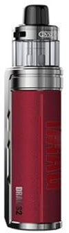 TVDC Voopoo Drag X2 Pod Kit, 5-80 W Adjustable, Display 0.96 TFT Screen, Battery Capacity 18650 * 1 (Not included), Sturdy and Stylish, 2ml Cartridge No Nicotine (Marsala)
