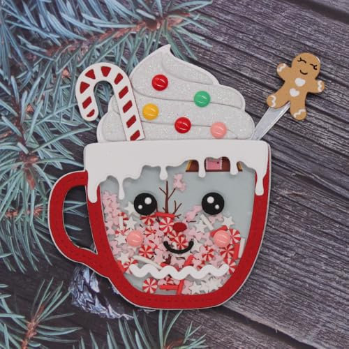 KSCRAFT 2024 October Release Christmas Metal Cutting Dies Stencils for DIY Scrapbooking Decorative Embossing DIY Paper Card (Gingerbread Mugs)