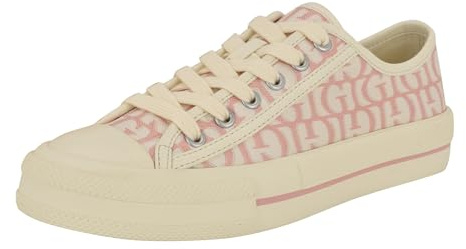 GUESS Baskets Carey pour femme, Logo rose moyen, 41 EU