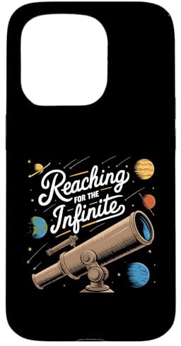 iPhone 15 Pro Telescope with Planets and Stars Case