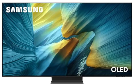 Samsung 77S95F 77 Zoll (196 cm) 4K UHD OLED evo AI Smart TV | NQ4 AI Gen3 Prozessor mit AI-Upscaling, Dolby Atmos Sound, Motion Xcelerator 165Hz, OLED HDR Pro & SmartThings Smart Home