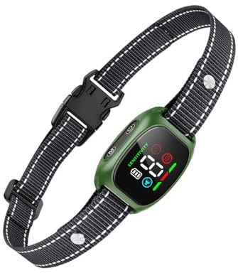 Bell-Halsband, wiederaufladbar, Anti-Bell-Trainer, 4 Modi, intelligentes Hunde-Bell-Trainingshalsband, für Welpen, Kätzchen, alle Rassen, drinnen und draußen, Zuhause, Reisen, tägliches Schwimmen