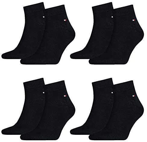 Tommy Hilfiger 8 Paar Quarter Socken Gr. 39-46 Herren Business Sneaker Socken