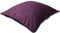 McAlister Textiles Matter Samt | Sofakissen mit Füllung in Aubergine Violett | 50 x 50cm | erhältlich in 25 Farben | griffester Samt edel paspeliert | pralles Samtkissen