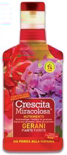 Crescita Miracolosa Piante Fiorite Gerani 750 ml, Rosso, 11.0x4.50x26.0 cm
