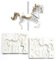 Eubaifeng 1 Lot 72mm 60mm Coloris Aléatoire Carrousel 3D Cheval Forme Décoration Gâteau Anti - Adhérent Moule Silicone, Chocolat, Bonbon, Gelée, Crème Glacée, Fondant Creative Dessert DIY Moule
