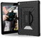 Urban Armor Gear Metropolis für Apple iPad 9.7 (2018 & 2017) / iPad Air Hülle nach US-Militärstandard - [360° Handschlaufe, Stylus-Halter] - schwarz
