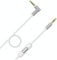 KAPON Beats Replacement Audio Cable Cord Wire with in-line Microphone and Control for Beats by Dr Dre Headphones Solo Studio Pro Detox Wireless Mixr Executive Pill (White)