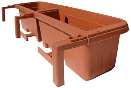 Bama Fioriera, riserva d'Acqua, Rondine, in Resina, Terra, 80 cm