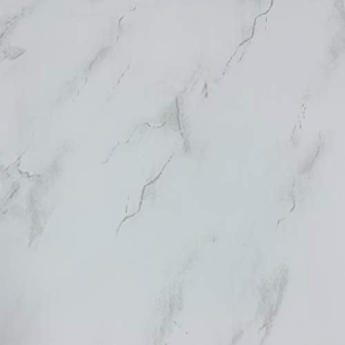 DBS White Marble Bathroom Panels PVC Ceiling Cladding Shower Wall Kitchen (7 Panels)