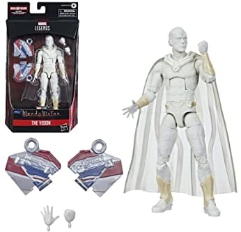 Marvel Avengers Hasbro Legends Series Avengers 15-cm Action Figure Toy Vision, Premium Design And 2 Accessories, For Ages 4 And Up multicolor