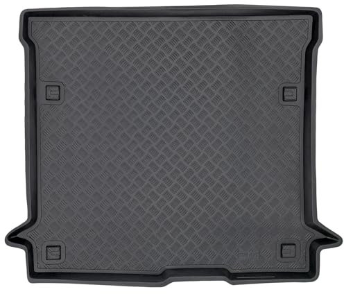 M MOTOS Tapetes de PE para maletero apata para Dacia Dokker 2012-2021 Mejore la comodidad de su viaje con la resistente alfombrilla para el maletero del coche, que protege contra la suciedad y el polv