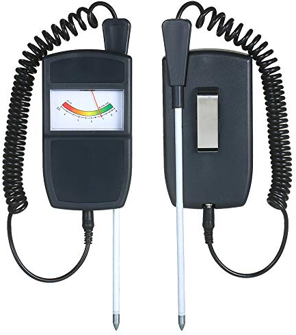 Soil pH Meter Soil Test Kit Soil Acidity & Alkalinity Analyzer Acidity Meter Probe Detachable for Indoor Outdoor Garden Lawn Farm No Battery Required