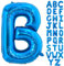 TONIFUL 40 Zoll großer Blau Buchstabe B Ballon, riesiger Buchstabenballon, großer Folienballon für Geburtstagsfeier, Jubiläumsdekoration