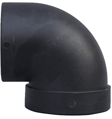 ulapithi Lüftungsrohrbogen Rohrbogen 90 Grad Rundrohr 90° Lüftungsrohr Rundrohr 75 Mm Abluft-Rohr, PVC Lüftungsschlauch Verbinder Adapter Kupplung Für Eberspächer Air Standheizung, Flexibler