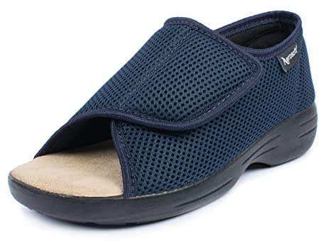 Aerosoft Sandalo da riabilitazione stretch 14 donna uomo antiscivolo (blu, 40)