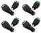 iJiGui Lot de 4 5.5 mm 2.1 mm DC Connecteur d'alimentation Mâle et Femelle de 12 V Adaptateurs Prise, pour Caméra de Vidéosurveillance Système de Sécurité Lumière LED