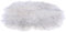 Sharplace Kunstfell Schaffell Teppich ca.40cmx60cm Bettvorleger Felldecke, Weiß und Grau