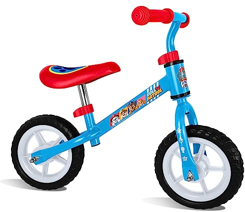 STAMP Unisex – Babys PAW Patrol Running Bike, Blue-RED-Yellow, 25 cm