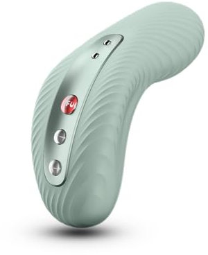 FUN FACTORY Auflegevibrator LAYA III (Sage Green) – tiefenstimulierendes Sextoy im ikonischen Design für zielgenaue Klitoris-Stimulation – hautfreundliches, medizinisches Silikon, Made in Germany