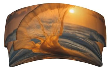 Chapeau de soleil unisexe polyvalent pour la plage, taille réglable, parfait pour la pêche, les activités de plein air, Queue de sirène 1, taille unique