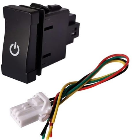 1PC Auto Tagfahrlicht LED Power Licht Nebel Lampe Lampe BSM SwitchRadar Bar Schalter Kompatibel Mit Iveco Daily Recreational Vehicle (RV) (Color : Power)