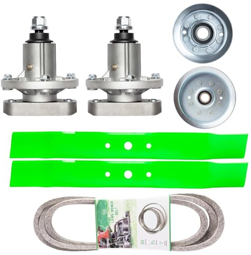 GY20050 GY20785 Spindelmontage für John Deere L107 L108 L118 L130 Rasenmäher mit 106,7 cm 121,9 cm Deck 2 Klingen John Dee re GX20249 GY20567 1 Be GXlt 2007 2 2 I dler mit John Dee re GY20067 und