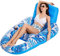 Matelas gonflable - Chaise de natation avec porte-gobelets - Hamac gonflable à eau - Matelas de plage pour adultes et enfants - Matelas à eau d'été en plein air