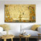 JACBON Peinture célèbre Art Gustav Klimt arbre de vie peinture à l'huile sur toile affiches et impressions tableau d'art mural pour salon 70x130 cm sans cadre