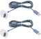 YINETTECH 2 cavi di ricarica USB per caricabatterie, cavo di ricarica USB da 1,5 m, compatibile con controller gamepad wireless Xbox 360