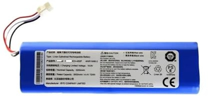Rechargeable Lithium Ion Battery, Robot Vacuum Cleaner Battery Pack, Capacity 5200mAh Compatible with Laresar L6pro.