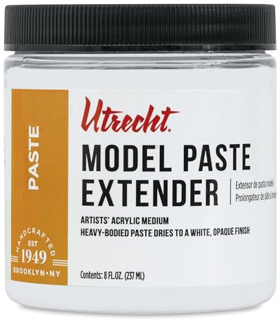 Utrecht Acrylic Medium - Modeling Paste Extender, 8 oz