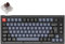 Keychron V1 Kabelgebundene Custom Mechanische Tastatur mit Drehregler – 75% Deutsch DE-ISO Layout, QMK/VIA programmierbar, Hot-Swap-fähige RGB für Mac/Windows/Linux (Frosted Black-Transparent)