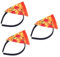 MERRYHAPY 3stücke Pizza Haarreif Für Halloween Lustiger Kopfschmuck Mit Einzigartigem Design Für Kostümpartys Geeignet Für Erwachsene Bequem Und Farbenfroh Perfektes Kostümzubehör