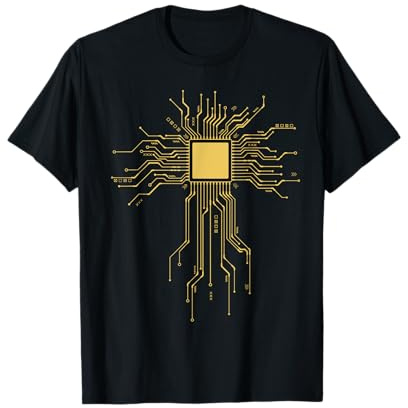 Computer Geek CPU Prozessor PCB Board Gamer Programmer T-Shirt
