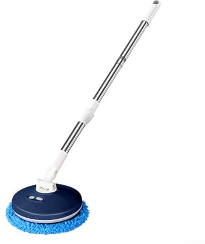 Cordless Electric Spin Mop Cleaner, Dual Purpose Cleaner Brush For Washing Windows Cars Floors, Automatic 2 In 1 Car Scrubber Machine(Basics)