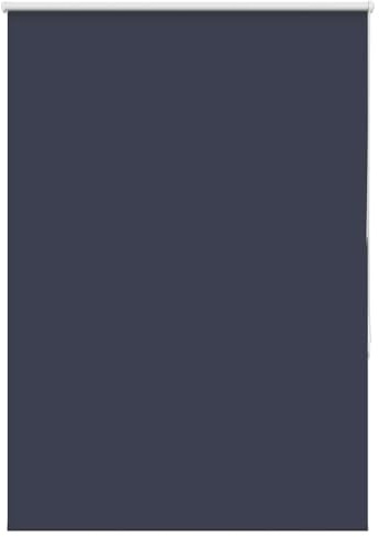 vidaXL Verdunkelungsrollo Marineblau 105x150 cm Stoffbreite 100,7 cm, Rollo, Klemmfix, Thermorollo, Verdunklungsrollo, Klemmrollo, Fensterrollo