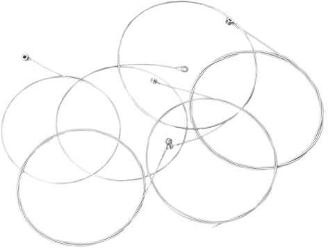 Giwnhvx -Gitarrensaite E203 Rostfreie Saiten-Set für Elektrische Gitarre 6 1-6 Seiten -Gitarrensaite