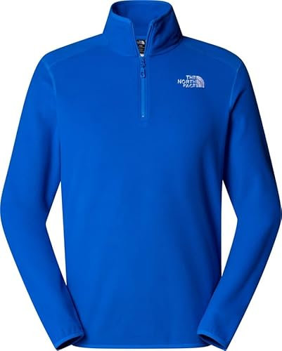 THE NORTH FACE NF0A855WT4S M 100 Glacier 1/4 Zip - EU Maglia Lunga Uomo Hero Blue Taglia XL