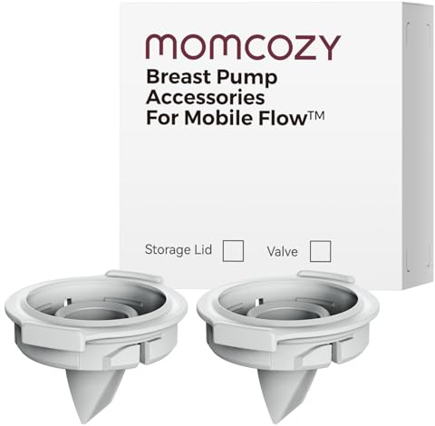 Momcozy Mobile Flow | M9 Upgrade Valve, Compatible Replacement Parts for Mobile Flow & M9 Upgrade Breast Pump, 2 Pack