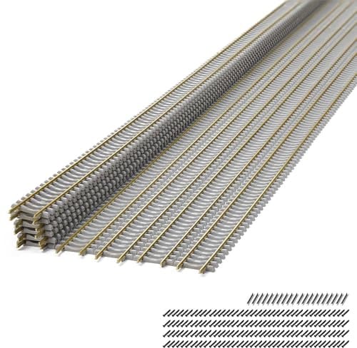 Evemodel Traccia H0, 1:87, 1 m, flessibile, per il mondo delle ferrovie in miniatura, paesaggio ferroviario, modellismo, decorazione (5/Pkg)