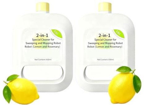 32 Fl Oz (930mL) Floor Cleaning Liquid, Compatible With Narwal Freo X Ultra J1 J2 J3 J4 Robot Vacuum Cleaner, Quick Drying Floor Cleaner Pet Safe Floor Cleaner(2pcs 930ml)