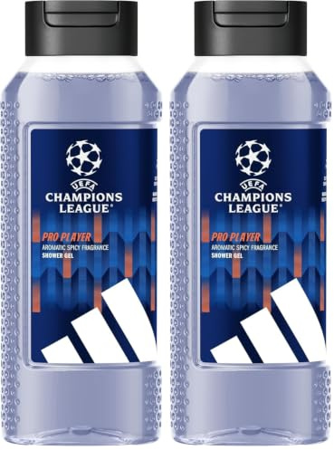 adidas UEFA Champions League PRO PLAYER Edition - Docciaschiuma 250 ml (Confezione da 2)