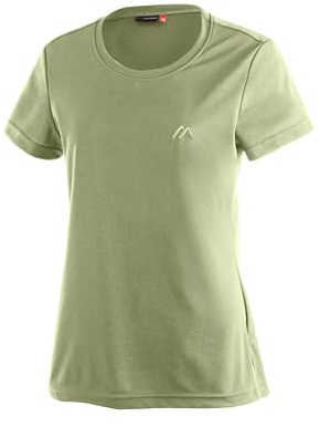 Maier Sports Waltraud, Damen T-Shirt, Funktionsshirt mit Rundhals | Für Wandern und Freizeit, Dryprotec Technologie für schnelles Trocknen, Atmungsaktiv, Perfekt für den Sommer